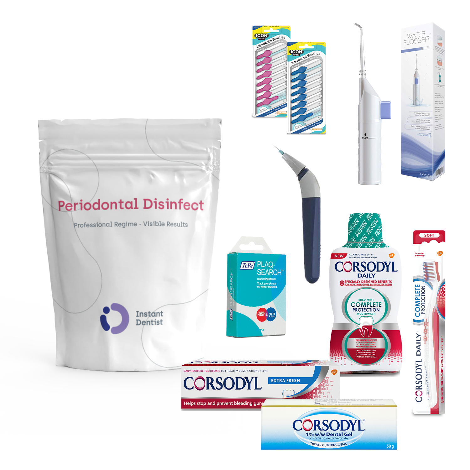 periodontal disinfect regime recommended through online dental care